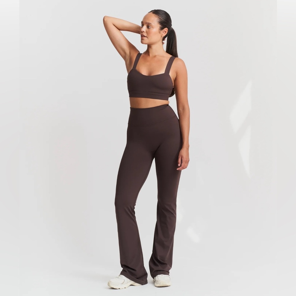 NWT Sisterly Tribe High-Waist Flare Activewear Leggings Size L
